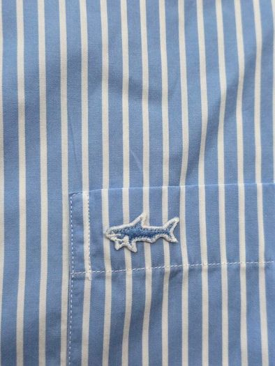 Paul & Shark Vertical Stripe Shirt Mens Large 41