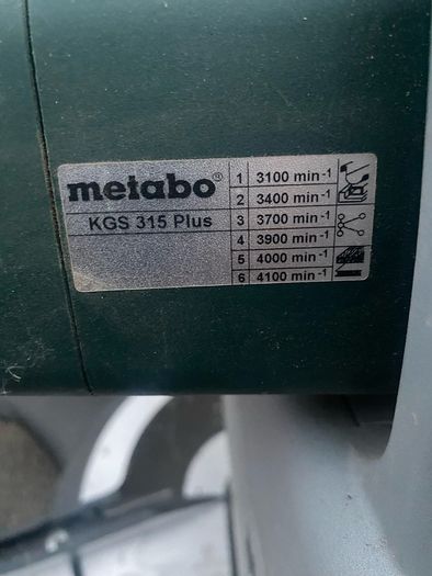 metabo KGS 315 chop saw