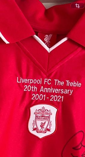 liverpool signed shirt