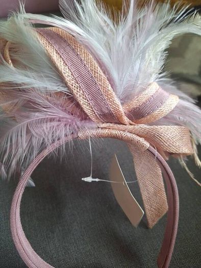 Fascinator/Two Tone Feathers .. Price Drop