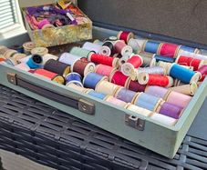 Free box of old threads