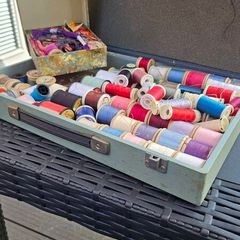 Free box of old threads