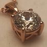 Sterling Silver Swarovski Zirconia Pendant & Chain Image 2