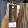 Topshop navy/bronze satin top size 10 Image 5