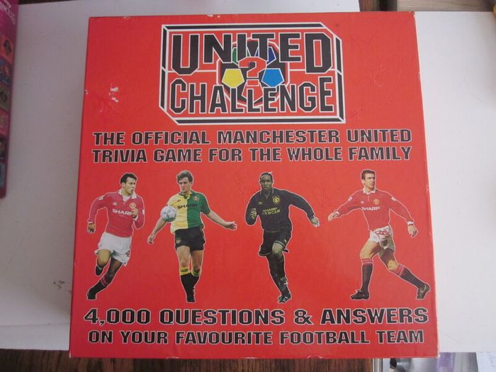 Manchester United Vintage 1994 Official Challenge Trivia Board Game