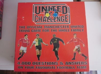 Manchester United Vintage 1994 Official Challenge Trivia Board Game