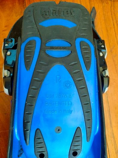 Mares Excel + Plus Open Heel Scuba Diving Dive Fins - Blue