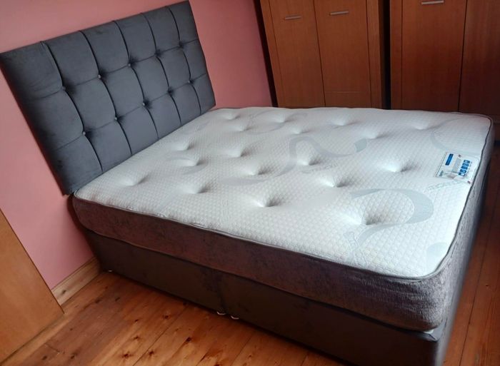 Double beds different headboards different Colors