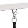 Adjustable Dog Grooming Table with 2 Loops and Basket Image 3