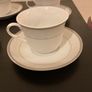 4 Tipperary Crystal porcelain teacups and saucers Brand New Image 2