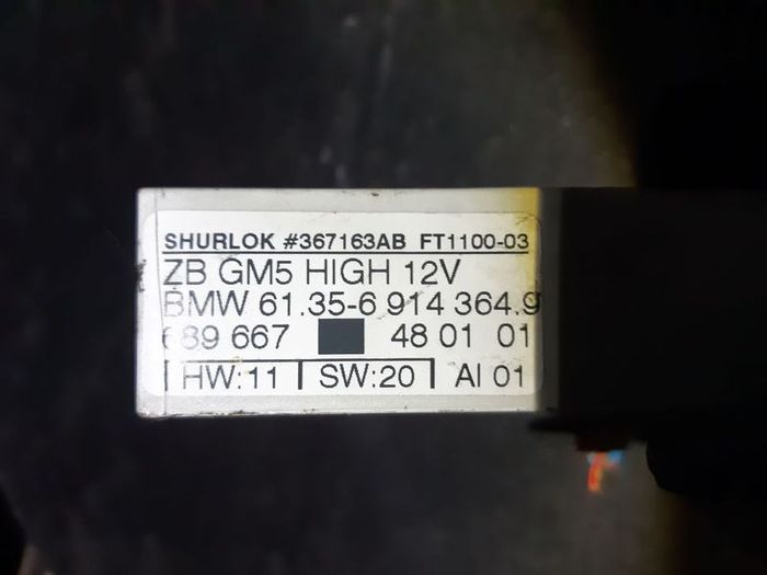 BMW 3 Series E46 Body Control Module ECU 61.35-6 914 364.9