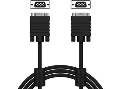 New 1.5m VGA Monitor LCD Cable 15 PIN Male to Male D-SUB DB15 Full HD #1213
