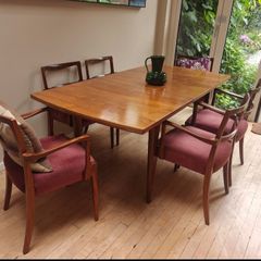 Alfred Cox Dining Table & 6 Chairs