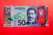 New Zealand  50 Dollars  2011  Pick  194a  Polymer / Plastic    ( Uncirculated )