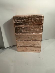 5kg Pure Copper Bullion Lot (5x 1kg Hand Poured Bars)