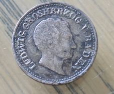 BADEN 3 Kreuzer 1830 Rare