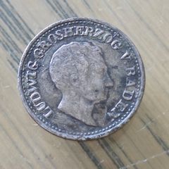 BADEN 3 Kreuzer 1830 Rare