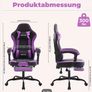 Gaming chair with footrest Image 5