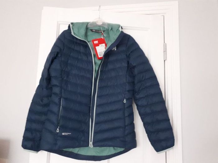 Helly Hansen - Verglas Hooded Down Insulator Jacket - Size S UK 8 - BNWT RRP 240