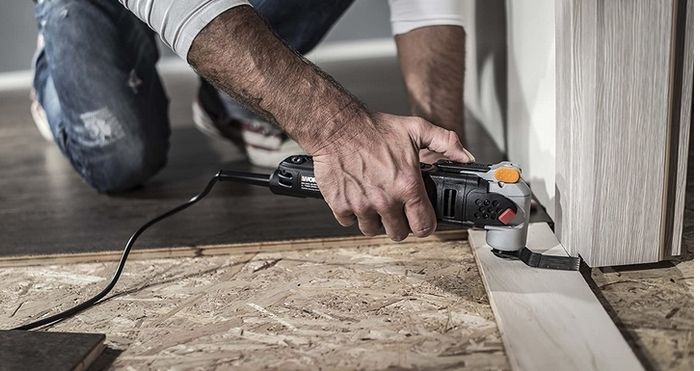 Worx WX681 F50 450W Sonicrafter Corded Multi Tool with 40 Accessories