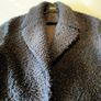 M&S charcoal grey Boucle coat Size 10-12 Image 2