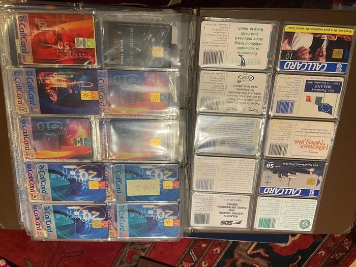 Call cards Irish all me doubles start at 1 euro each most are 2 euro each