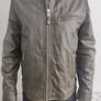 New Schott NYC, LC 949 WX, Iconic Cafe Racer Leather Jacket Mens, Size L, Khaki Image 6