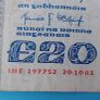Irish 1981 Twenty Pound "YEATS"  banknot in V.Fine  condition Image 2