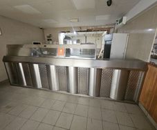 Two pan electric fish and chip deep frying range