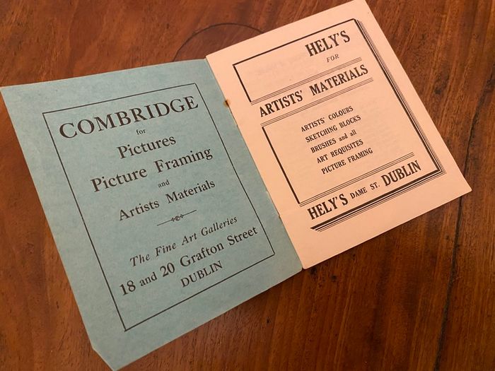 1939 Water Colour Society of Ireland Programme