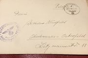 The Rare and Genuine WW2 German Feldpost Envelope (1943) with Eagle/Swastika stamp