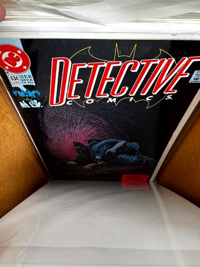 Detective Comics Batman Long Comic Box w 215 comics for Sale