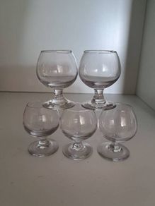 5 Balloon Shot Glasses