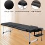 Massage Table Portable Massage Bed Lash Bed Facial Table SPA Bed 2 Section Aluminum Height Adjustment Carrying Bag & Accessories (FREE SHIPPING) Image 2