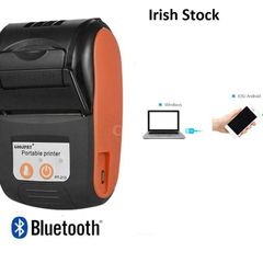 Portable USB Wireless BT 58mm Thermal Receipt Printer Mobile POS Label Printer