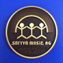 SATTVA MUSIC AG (Meditative & World Music) large bronze medal (2002) 91mm diameter. Limited edition, numbered 1883 of 2222. Image 4