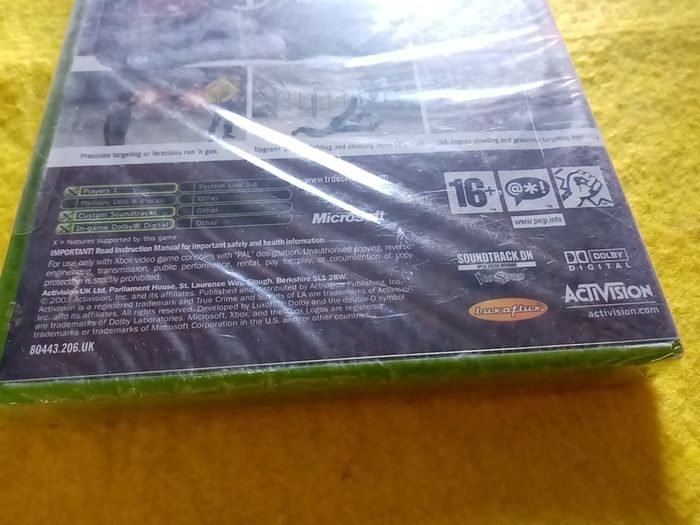 True Crime Streets of LA Brand new Xbox Original Games Original