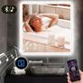 LED Bathroom Mirror Bluetooth Speakers Fog Free Dual LED Image 4