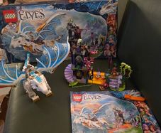 lego elves queen's dragon rescue