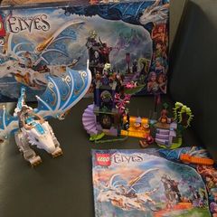 lego elves queen's dragon rescue
