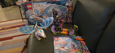 lego elves queen's dragon rescue