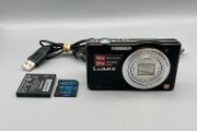 Panasonic Lumix DMC-SZ1 16.1MP Digital Camera Black Tested - Full Kit