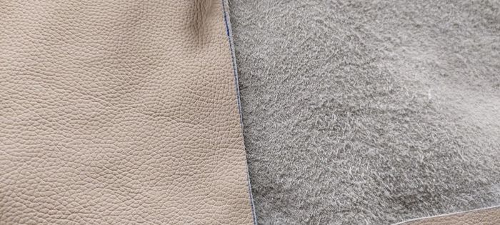 upcycled leather scraps