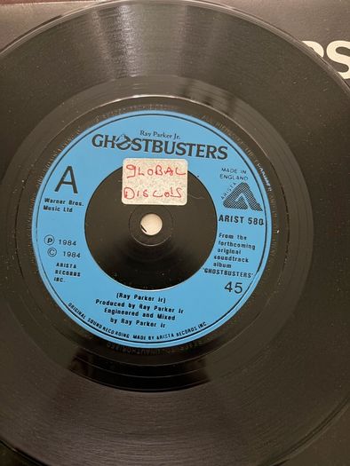 Ray Parker Jr Ghostbusters 1984 UK 7 inch Picture Sleeve