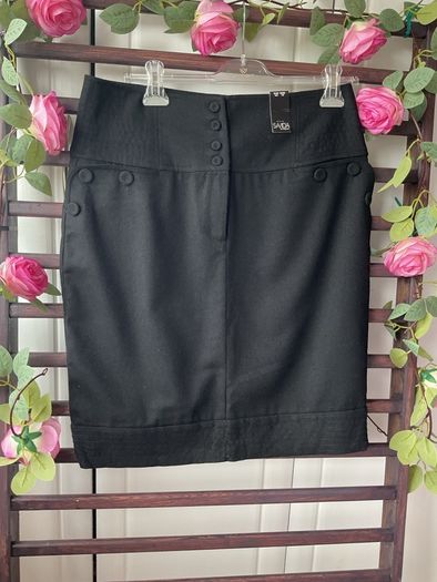 skirt black savida skirt 50% wool size 12