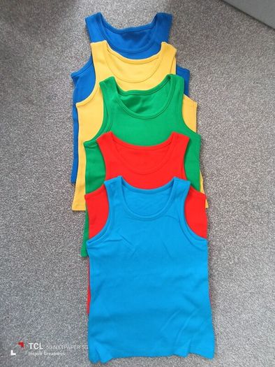 10x boy's vest/t-shirt. age 4/5