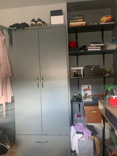 Grey wardrobe