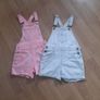 2 x Pais of girls dungarees Image 2