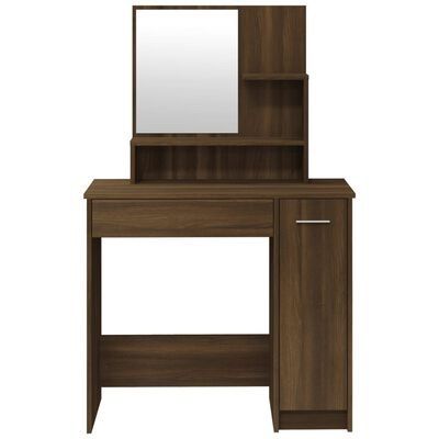 Dressing Table Set Brown Oak 86.5x35x136 cm (FREE SHIPPING)