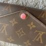 Louis Vuitton red button purse Image 3